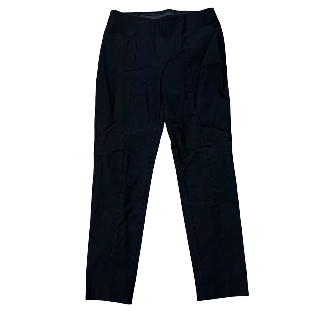 Chico's So Slimming Black Brigitte Ankle Pants Size Small Pull On Stretch Office